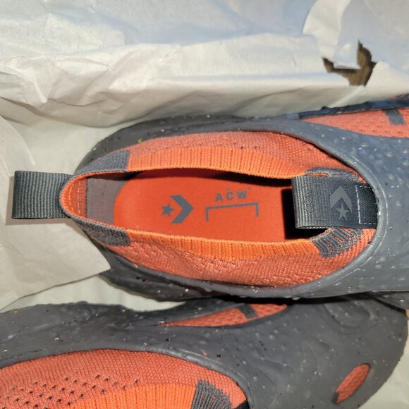 Converse Sponge Crater CX A-COLD-W Dark Grey/Tangerine | Men 10 / Women 11 | New - Picture 5 of 10